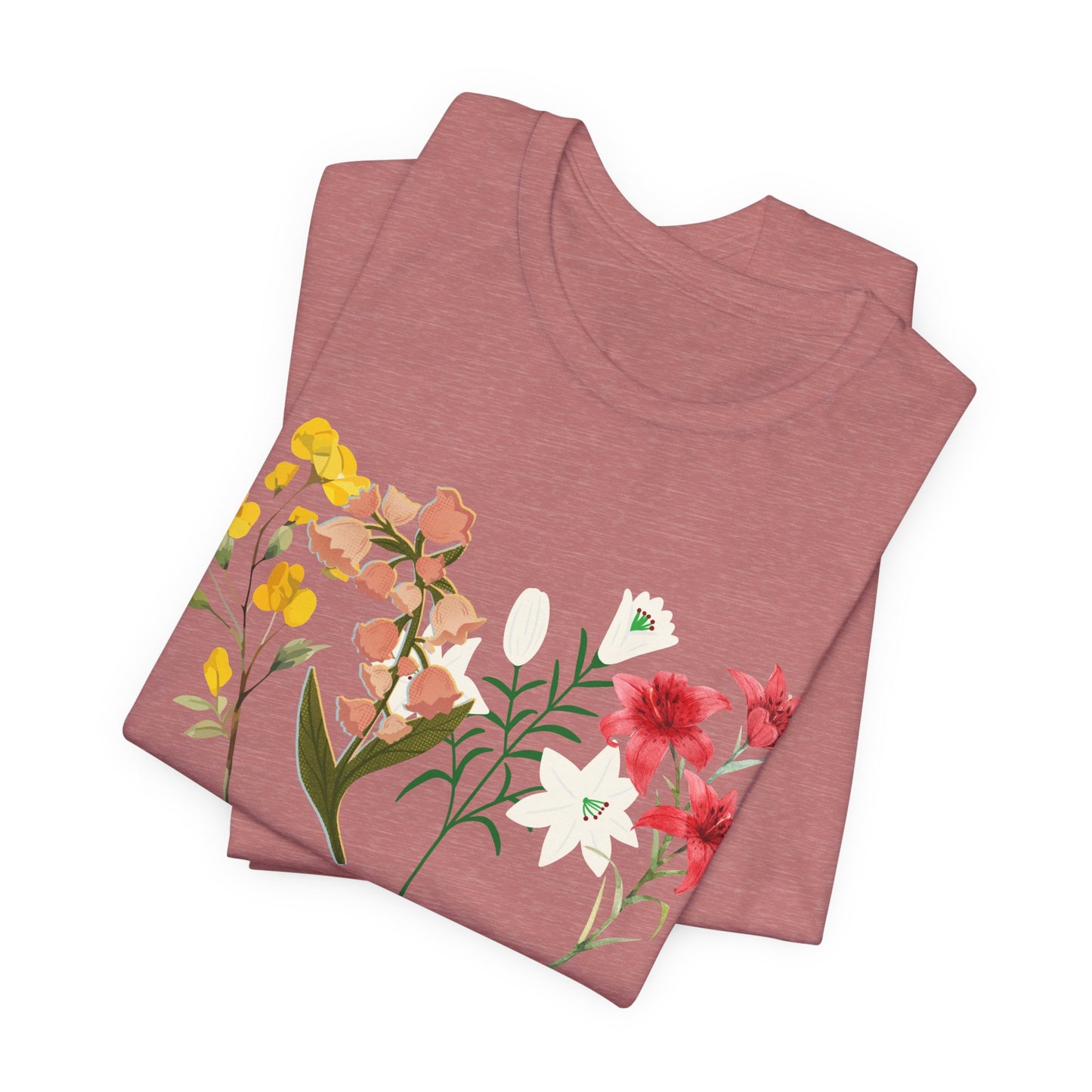 Botanical floral shirt soft cotton retail fit