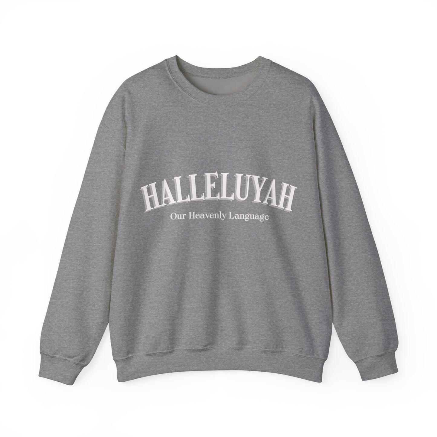 Gray sweatshirt on a white background